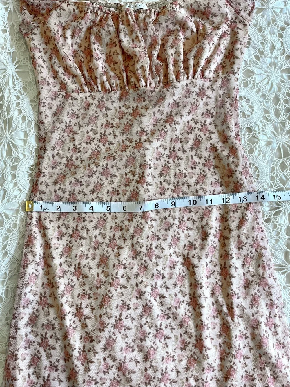 Vintage Y2K smart set pink floral dress - Picture 6 of 6